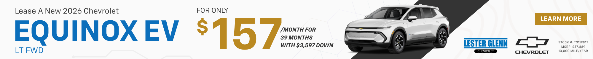 2025 Chevrolet Equinox EV Specials