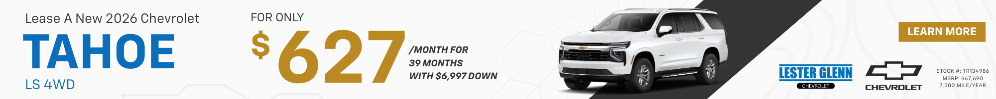 Chevrolet Tahoe Specials